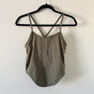 Free People Movement Green Sleeveless Top Size XS